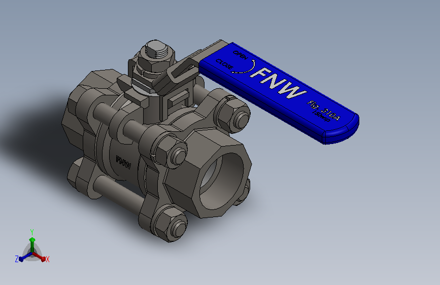三片式内螺纹球阀FNW-FNW310ASWF