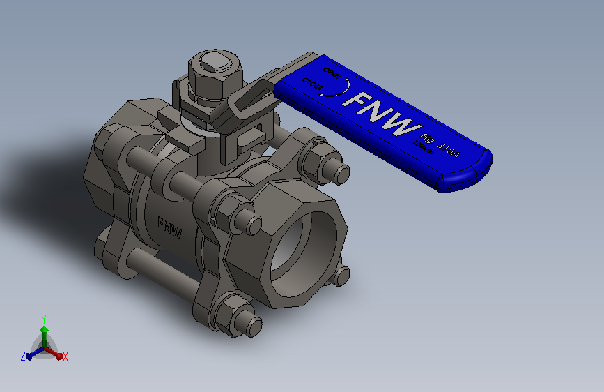 三片式内螺纹球阀FNW-FNW310ASWG