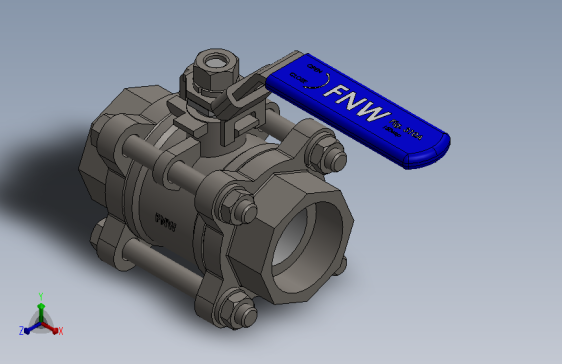 三片式内螺纹球阀FNW-FNW310ASWH