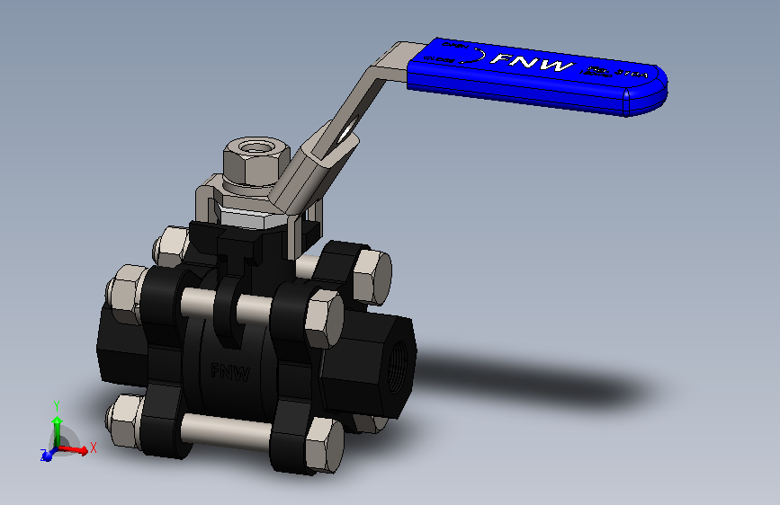 三片式内螺纹球阀FNW-FNW311AB