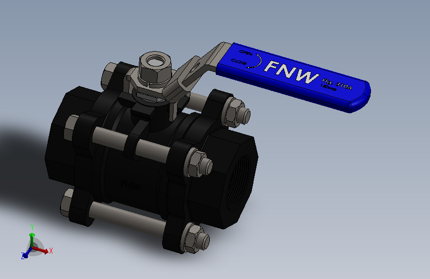 三片式内螺纹球阀FNW-FNW311AH