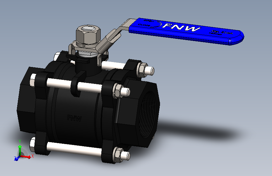 三片式内螺纹球阀FNW-FNW311AK