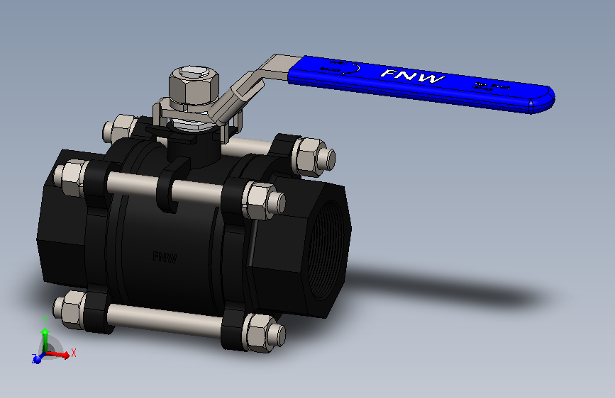 三片式内螺纹球阀FNW-FNW311AL