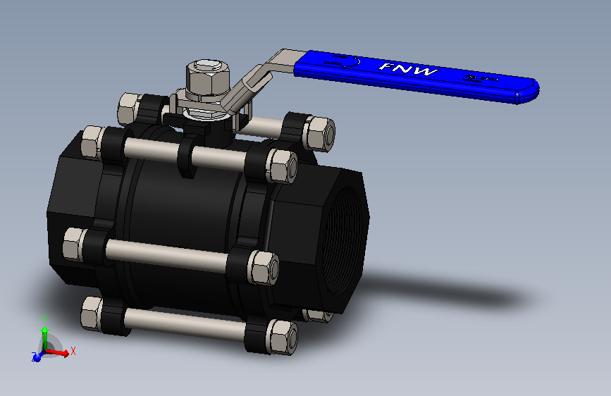 三片式内螺纹球阀FNW-FNW311AM