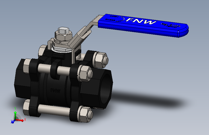 三片式内螺纹球阀FNW-FNW311ASWF