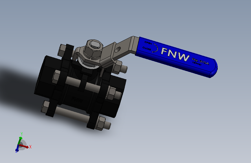 三片式内螺纹球阀FNW-FNW311ASWG