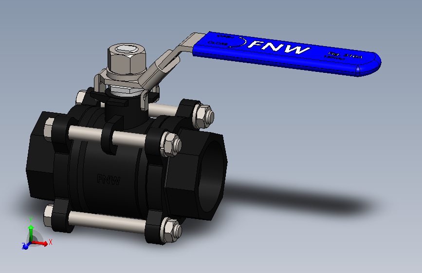 三片式内螺纹球阀FNW-FNW311ASWJ