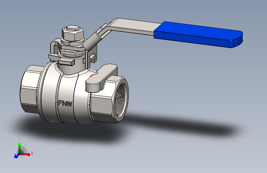 手动不锈钢内螺纹球阀DN20