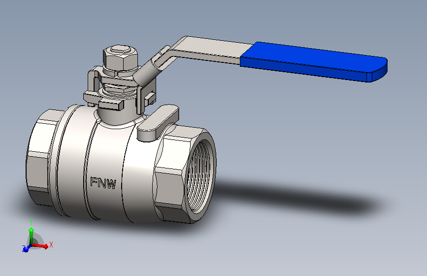 手动不锈钢内螺纹球阀DN32