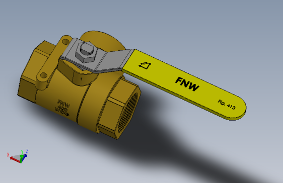 手动三通球阀FNW-FNW413G