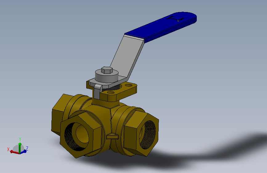 手动三通球阀FNW-FNW455F