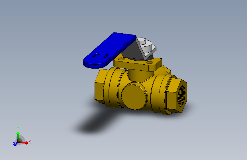 手动三通球阀FNW-FNW465D