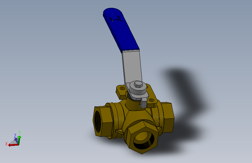 手动三通球阀FNW-FNW465F