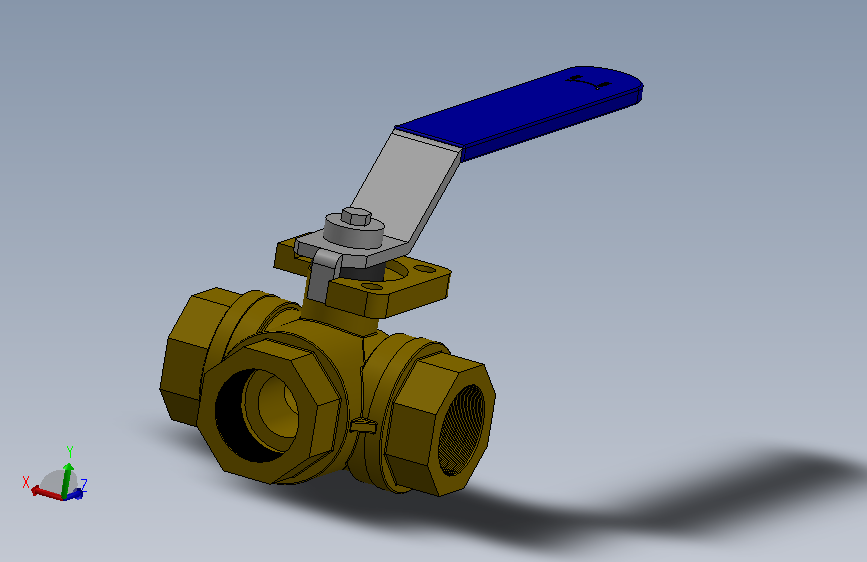 手动三通球阀FNW-FNW465G