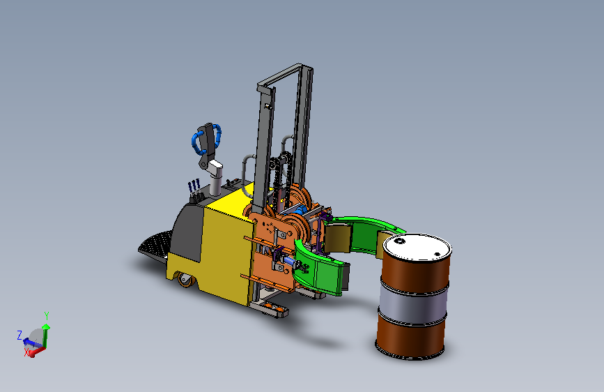 油桶翻转车 1884576==wb90