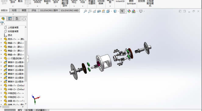 一种防滑行星齿轮差速器结构设计与建模分析