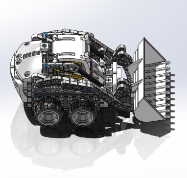 滑移装载机拼装模型