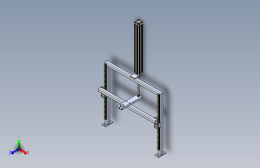 A0006468-特殊用途气动压力机，配有LM导轨和线性轴承