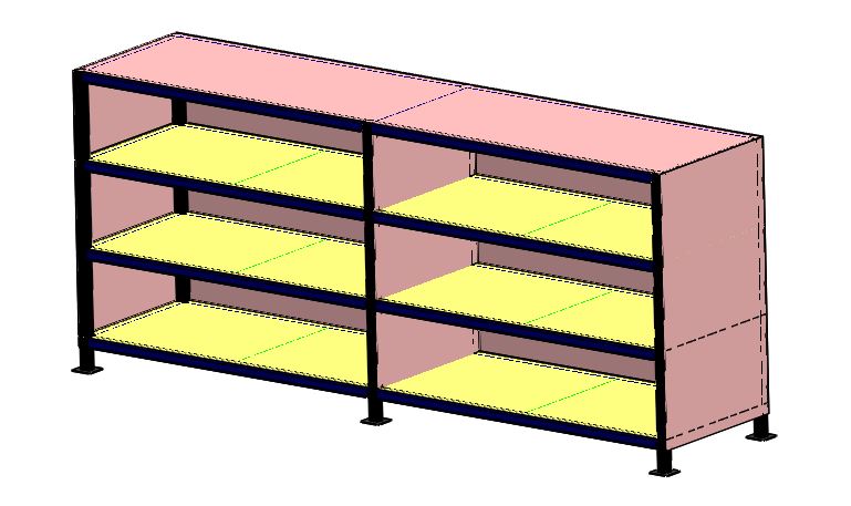 A0006490-工业多层货架 – 专用存储系统 (SPM)