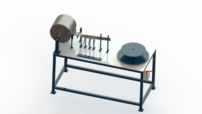 A0006489-钢丝棉卷绕、轧制和切割专用机器