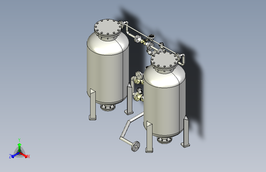 吸附塔连接管道模型=548431=10