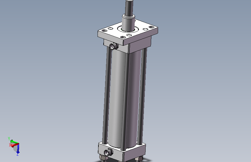 一种液压缸模型