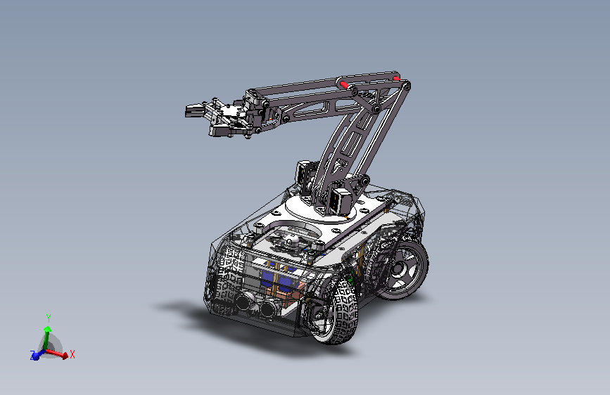 巡检机器人 三维SW附STEP格式