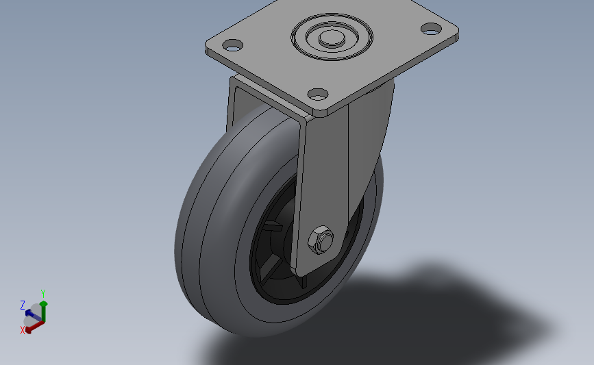Z01-01-125-304G普通工业轮[Z01-01-125-304G]脚轮