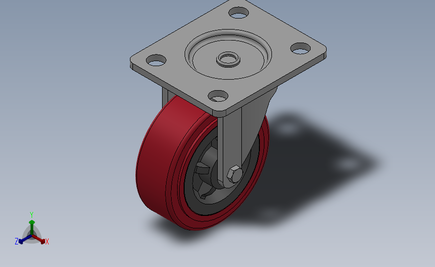 Z01-01-160-404R普通工业轮[Z01-01-075-404R]脚轮
