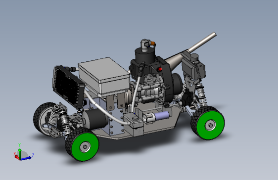 1比8混合动力RC遥控车
