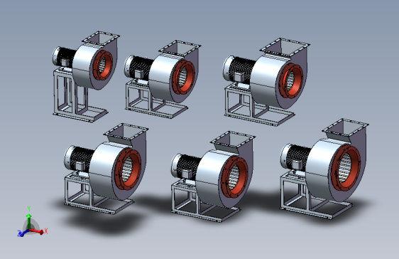 6款11-62型低噪声多翼离心式通风机