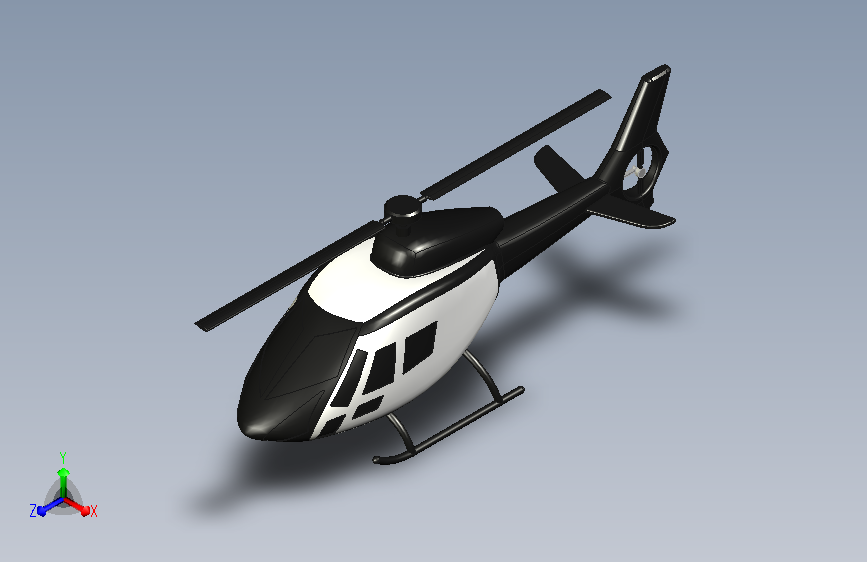 Helicopter简易直升机外形