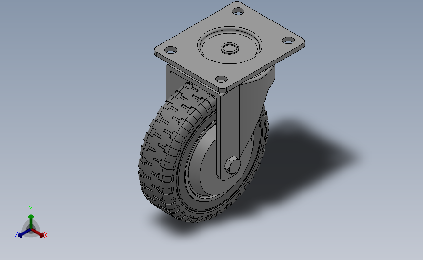 Z01-01-160-424G普通工业轮[Z01-01-125-424G]脚轮
