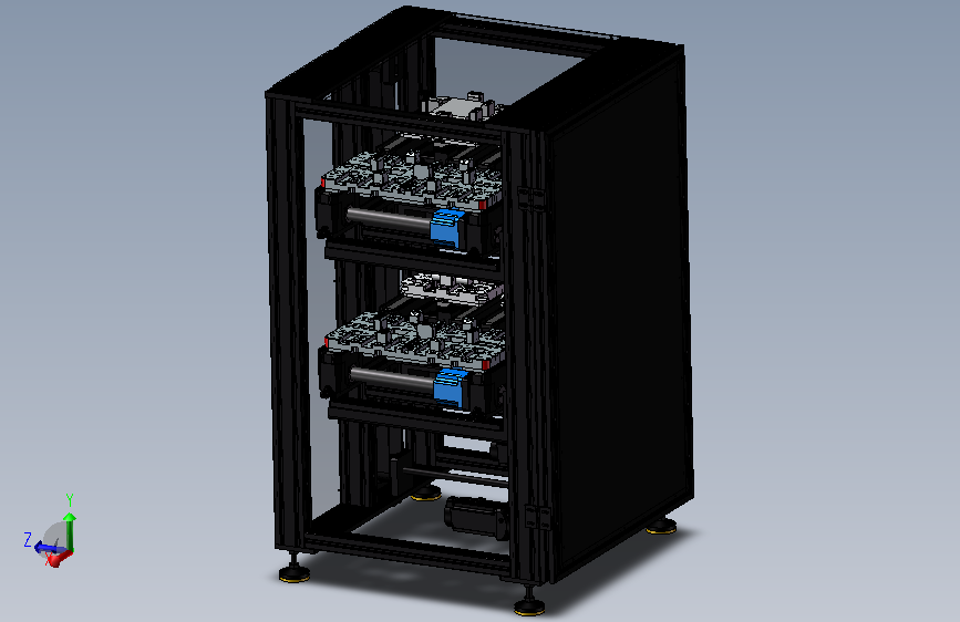 单工位并排伺服提升机