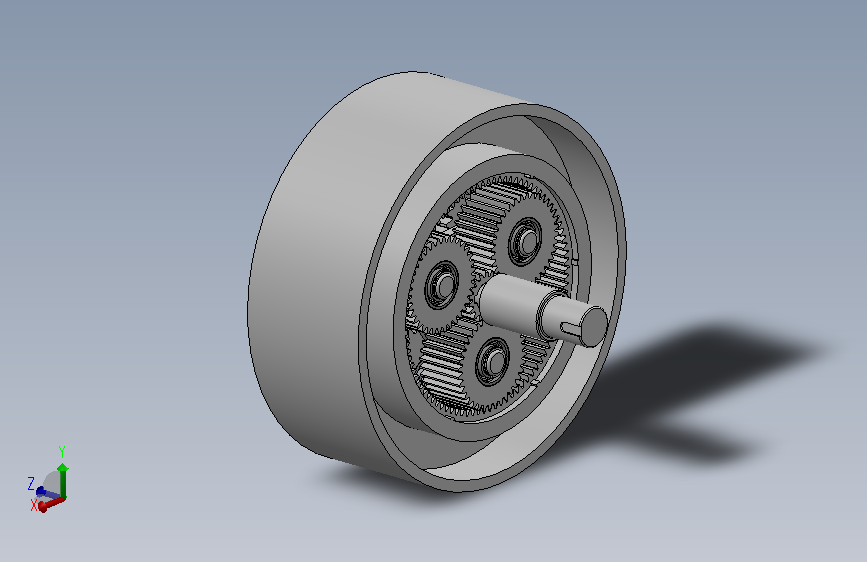 二级行星齿轮减速器
