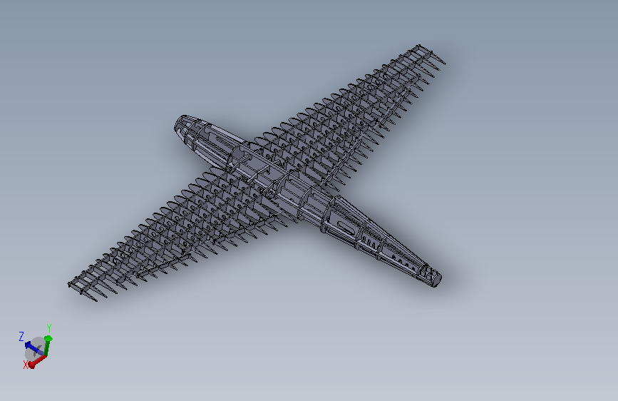 固定翼无人机结构机身