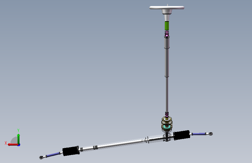 华晨宝马齿轮齿条转向器的设计三维SW+CAD+说明书==262524=250 背面视图