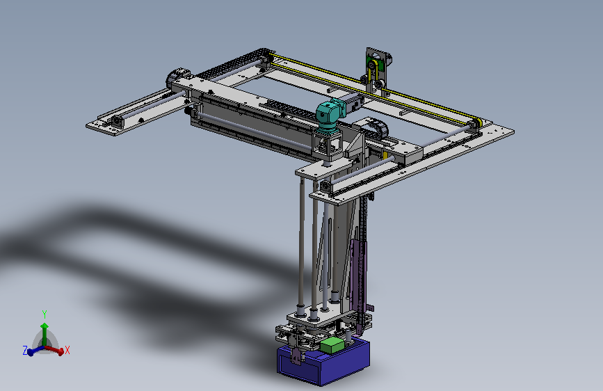 基于同步带传动的移载机构