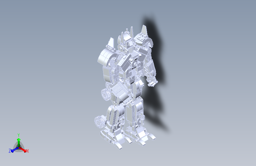 卡车变形金刚机甲模型