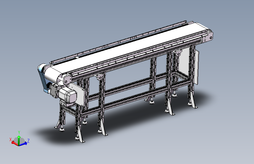 宽度200长度2000皮带线