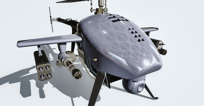 猎人50捕食者直升机无人机