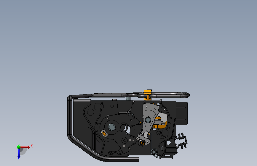 汽车防盗门锁设计=1313507==300 俯视图