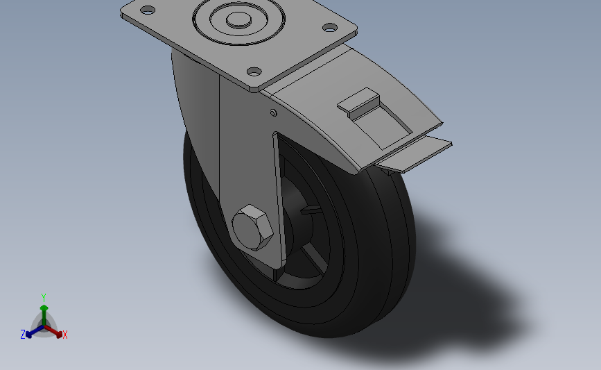 Z01-01B-125-304B普通工业轮[Z01-01B-200-304B]脚轮