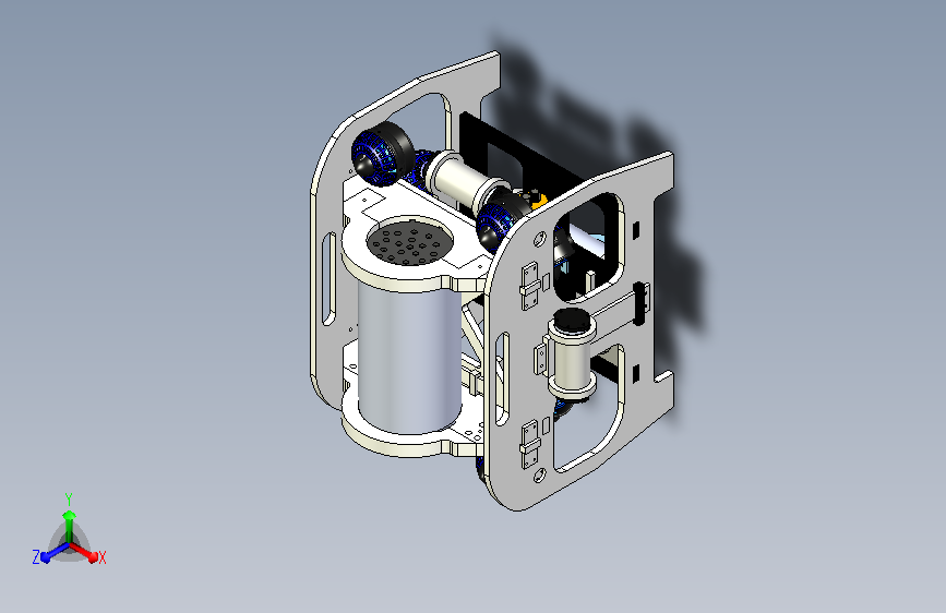 水下ROV机器人 无人潜水器 遥控潜水器概念设计