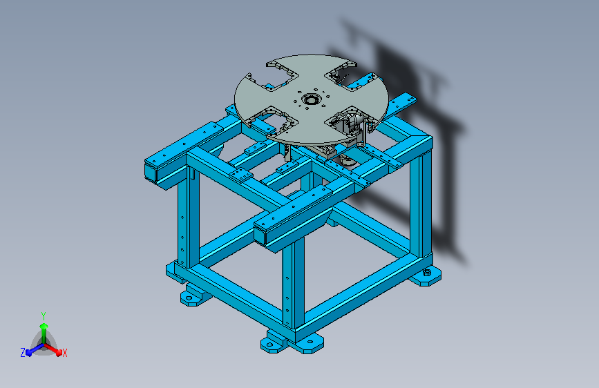 四工位转盘设计