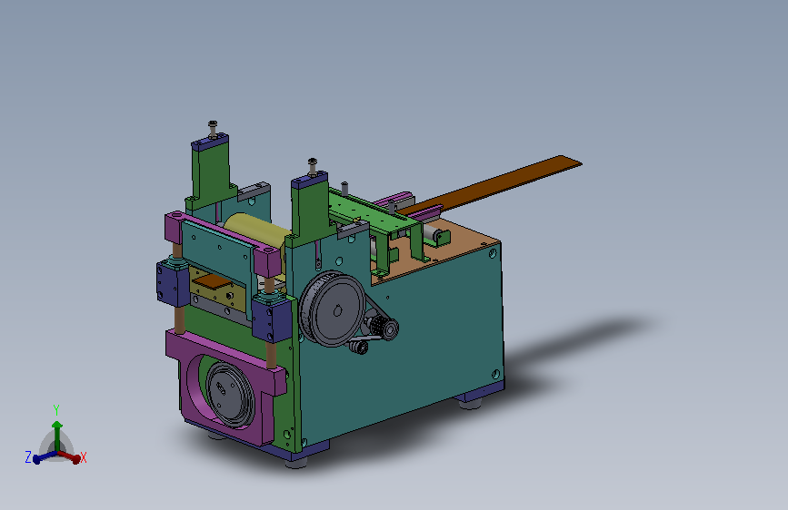铜带高速切断机（可调宽度）