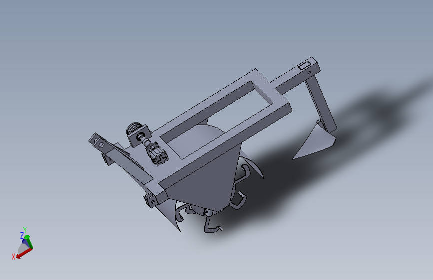 某地区果园开沟机设计-圆盘开沟机【含三维图+CAD图纸+说明】