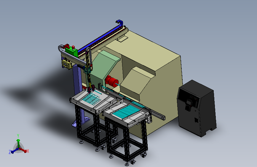 数控车床自动上料供料 702414==wb240