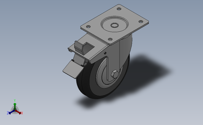 Z01-01B-125-314B普通工业轮[Z01-01B-160-314B]脚轮