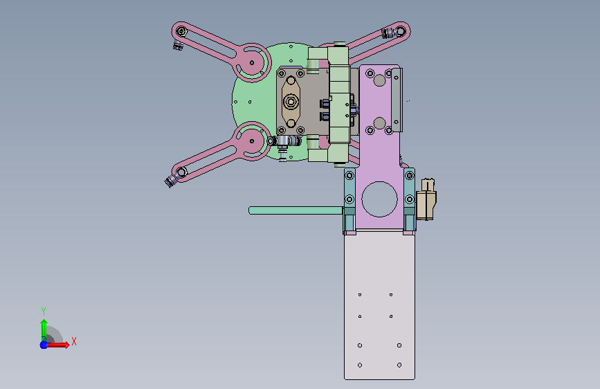一拖四吸盘工装